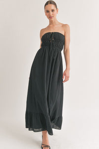 FINAL SALE Frannie Maxi Dress-Black