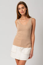 FINAL SALE Sandra Tank-Beige