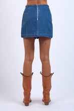 Millie Mini Skirt-Denim