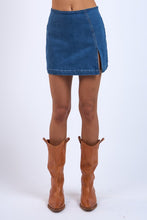 Millie Mini Skirt-Denim