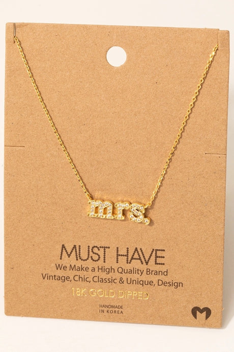 Mrs Necklace