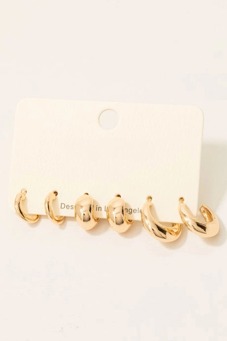 Billie Hoops Set