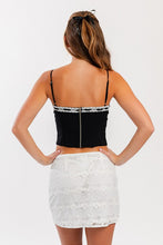 Billie Bustier Top-Black