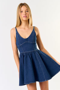 Misty Denim Dress