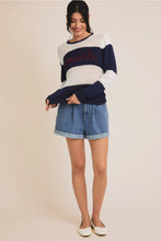 Beach Sweater-Navy