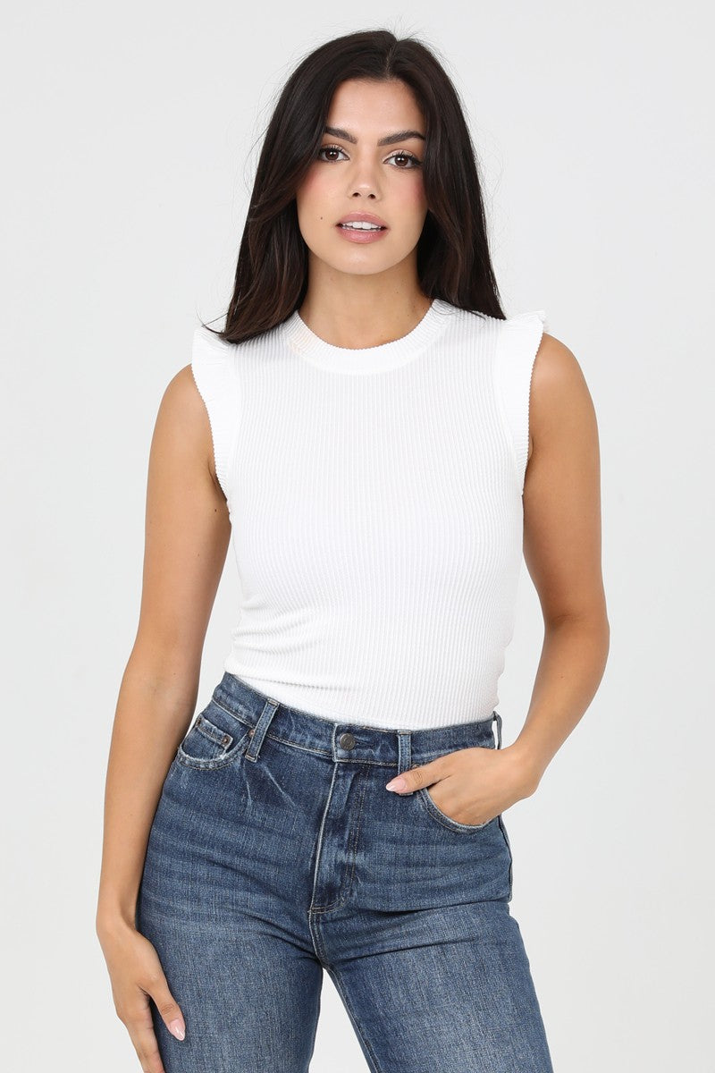 FINAL SALE Sarah Top-white