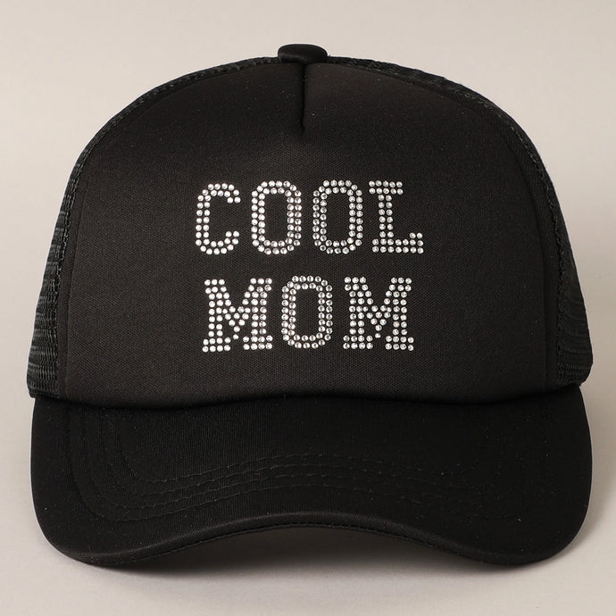 Cool Mom Rhinestone Hat