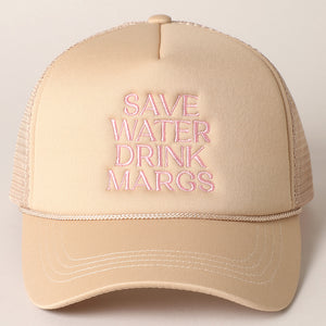 Drink Margs Hat-Beige