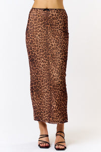 Sienna Leopard Skirt