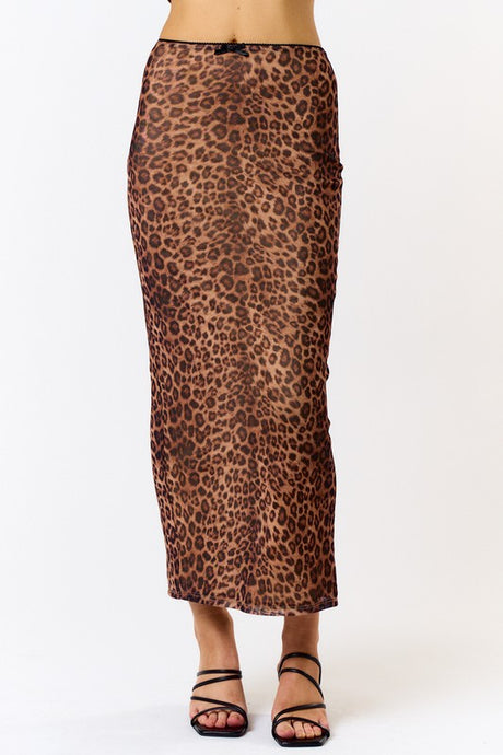 Sienna Leopard Skirt