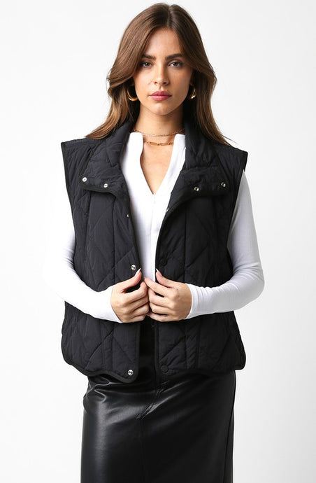 FINAL SALE Khloe Vest-Black