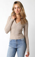 Demi Hoodie Sweater-Mocha