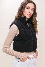 Pilar Puffer Vest-Black