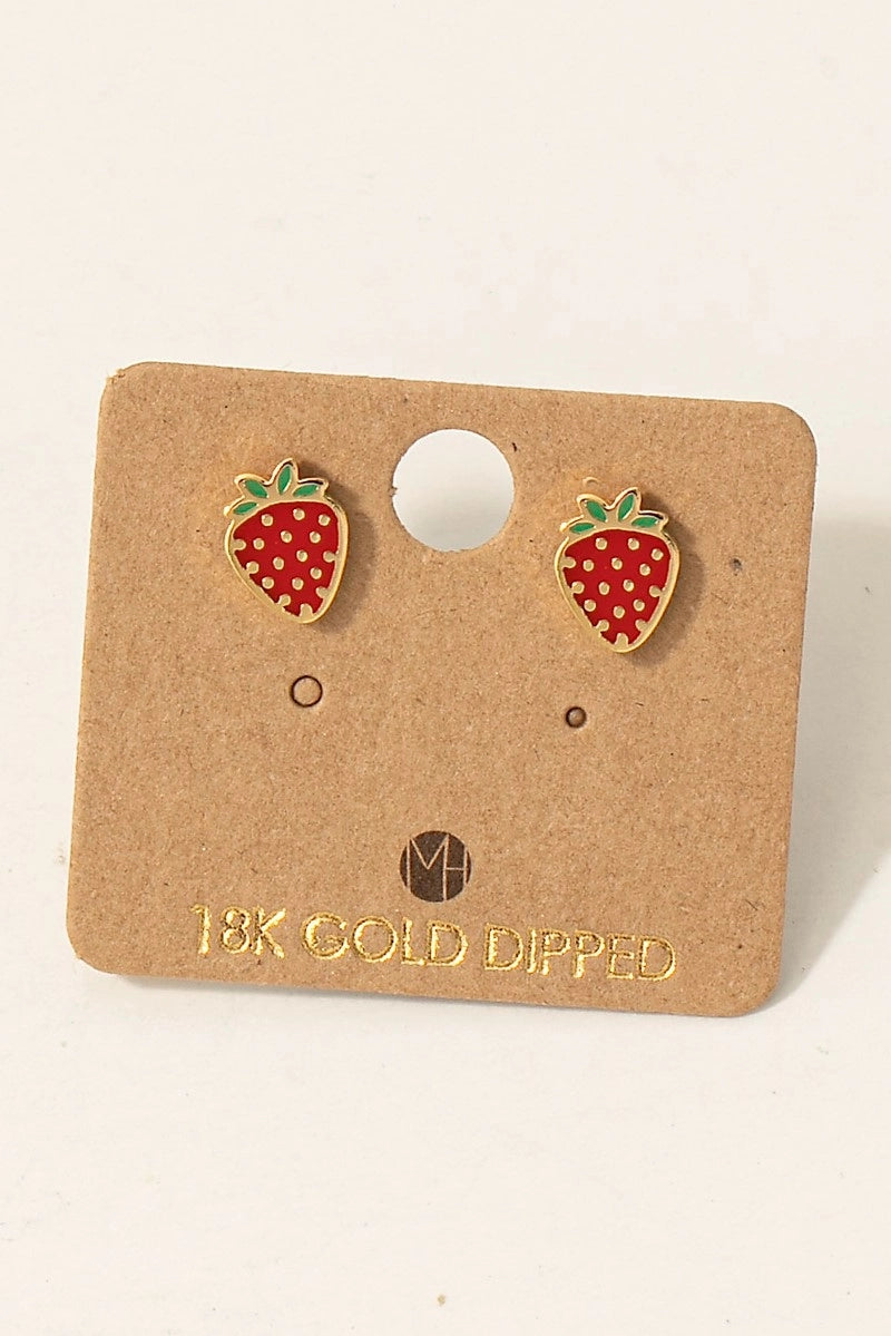 Strawberry Studs