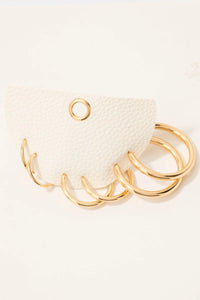 Perry Hoop Set-Gold