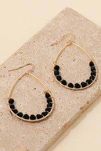 Nancie Earrings-Black