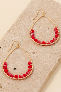 Nancie Earrings-Red