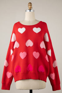 Nina Heart Sweater