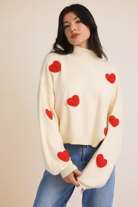 Nancy Heart Sweater