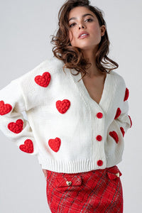 Julia Heart Cardigan