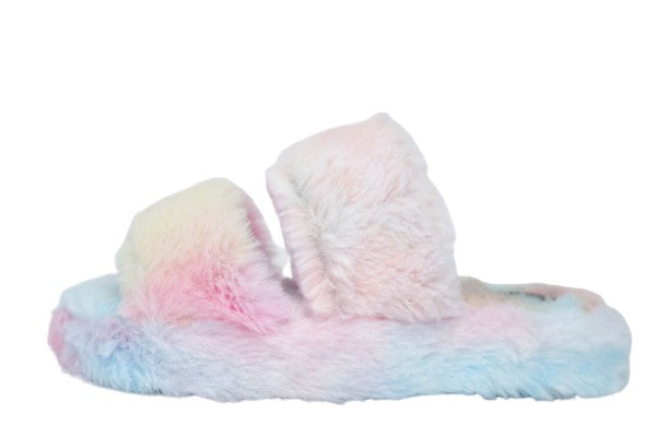 FINAL SALE Taylor Slippers- Rainbow