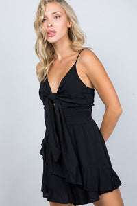 Rosa Romper-Black