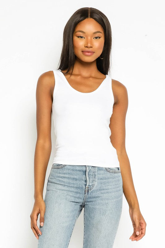 Bella Tank-White