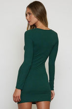 FINAL SALE Lucy Dress-Hunter Green