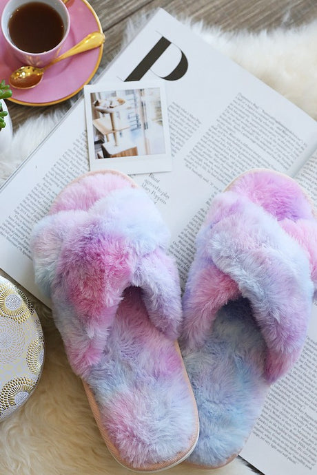 FINAL SALE Susan Slippers-Tie Dye