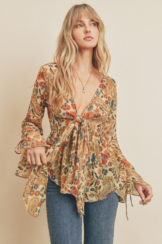 FINAL SALE Tiana Kimono Top