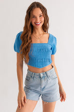 FINAL SALE Missy Top-Blue