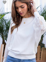 FINAL SALE Leila Top- Off White